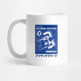 Plasma Cutter Blueprint Mug